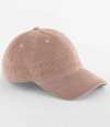 BB692 B692 Beechfield Corduroy Dad Cap Dusty Pink colour image